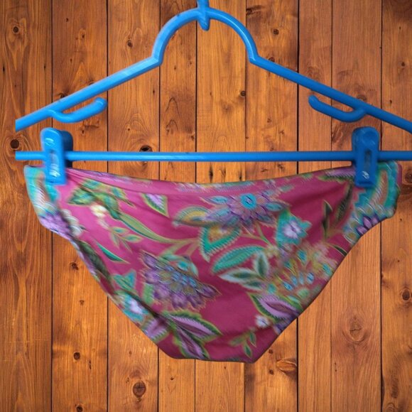 Johnny Was Women's Small 2 Piece Pink Flamingo Tankini/Bikini Set Swim Colorful - Picture 10 of 14